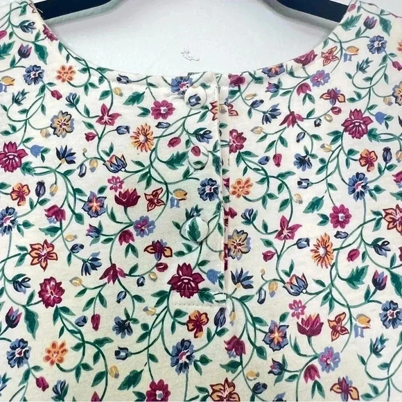 Pierre Cardin Vintage 90’s Y2K Floral Pleated Pockets Square Neck Dress Sz M - Picture 10 of 14